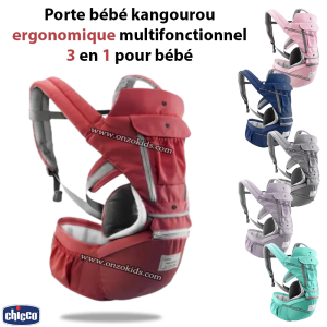 Porte bébé kangourou érgonomique Multifonctionnel 3en1 – Chicco