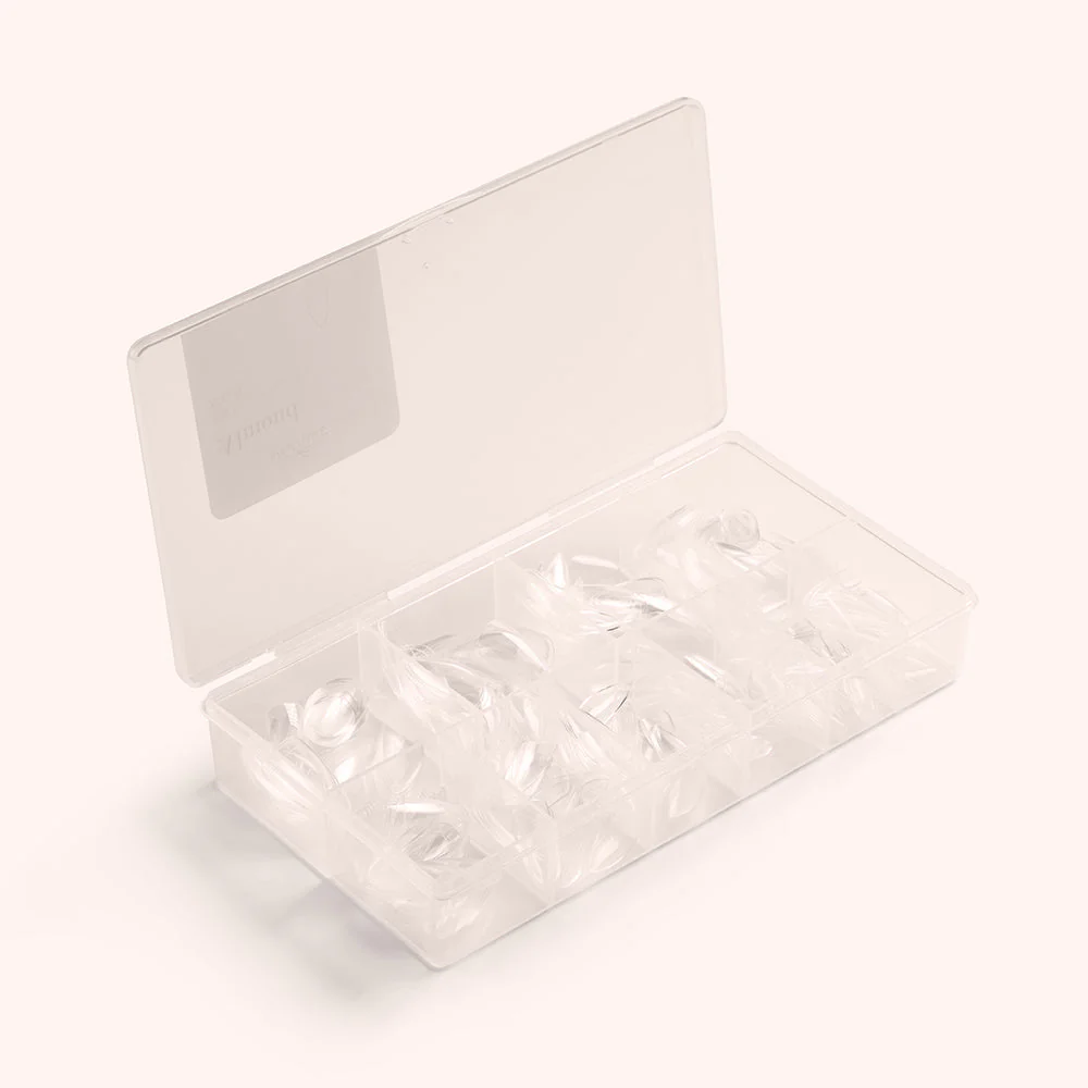 Soft Gel Nail Tips Short Almond Shape (pose américaine) 500 en coffret – Image 4
