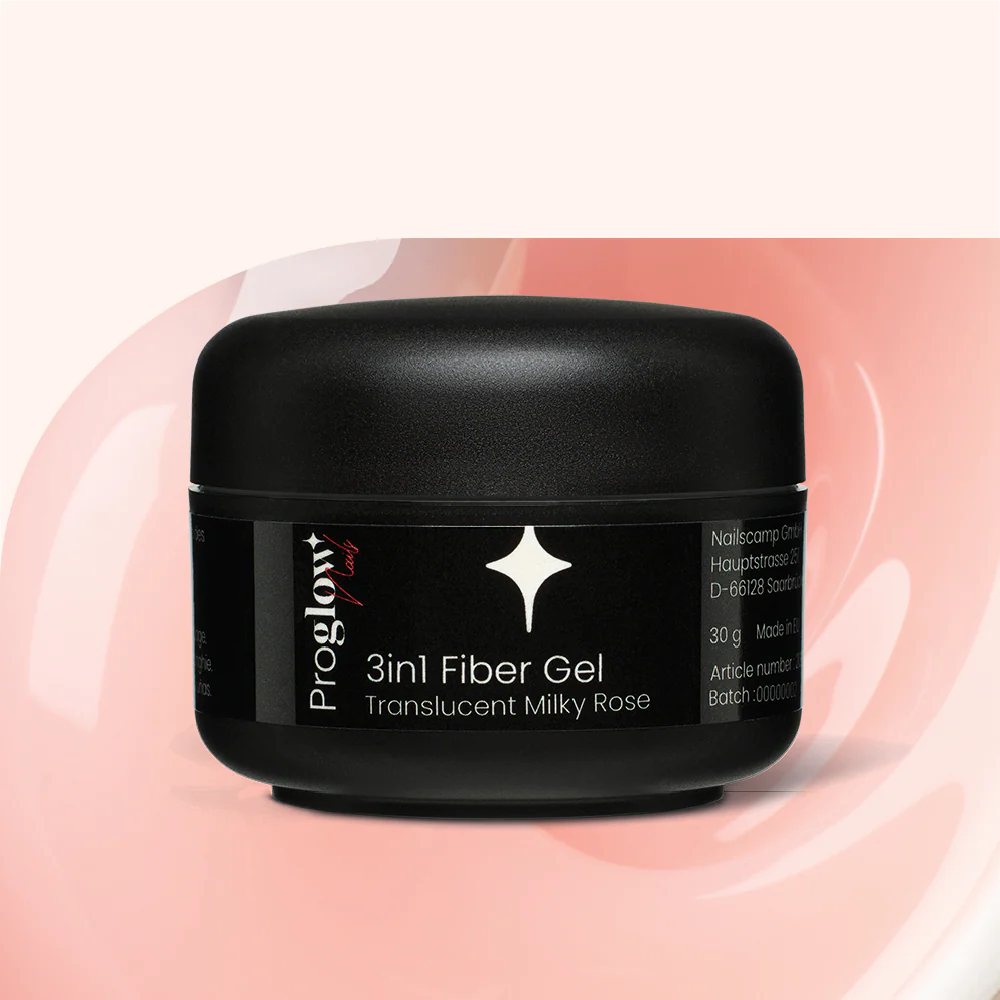 3in1 Fiber Gel Translucent Milky Rose – Image 2