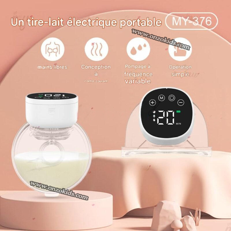 Tire lait électrique Main libre MY-376 Double Pompe – Image 5