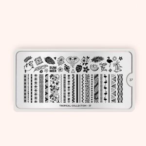 Plaque Stamping Tropical 37 - MoYou London