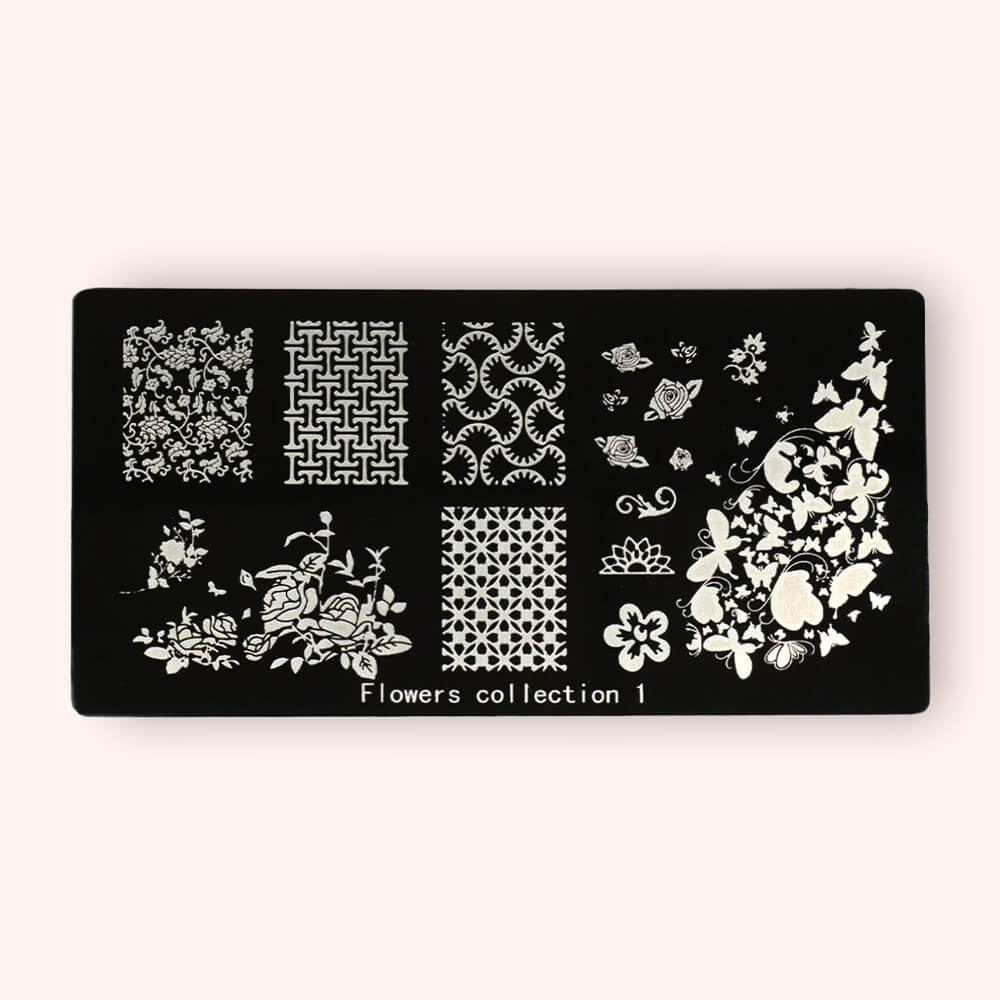 Stamping Plate Flowers Collection 1 – Image 2
