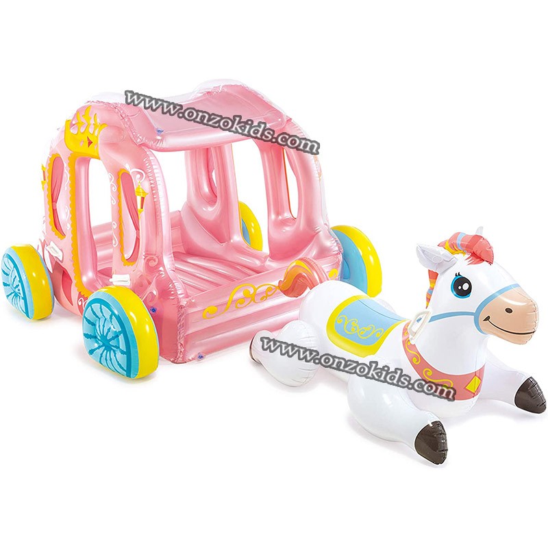 Carrosse De princesse Gonflable 145 x 135 x 104 cm – Intex – Image 3