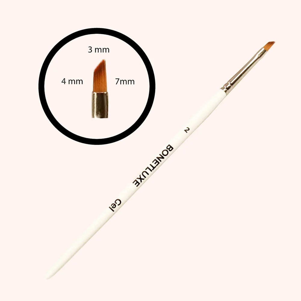 Premium One Stroke Diagonal Gel Brush n°2