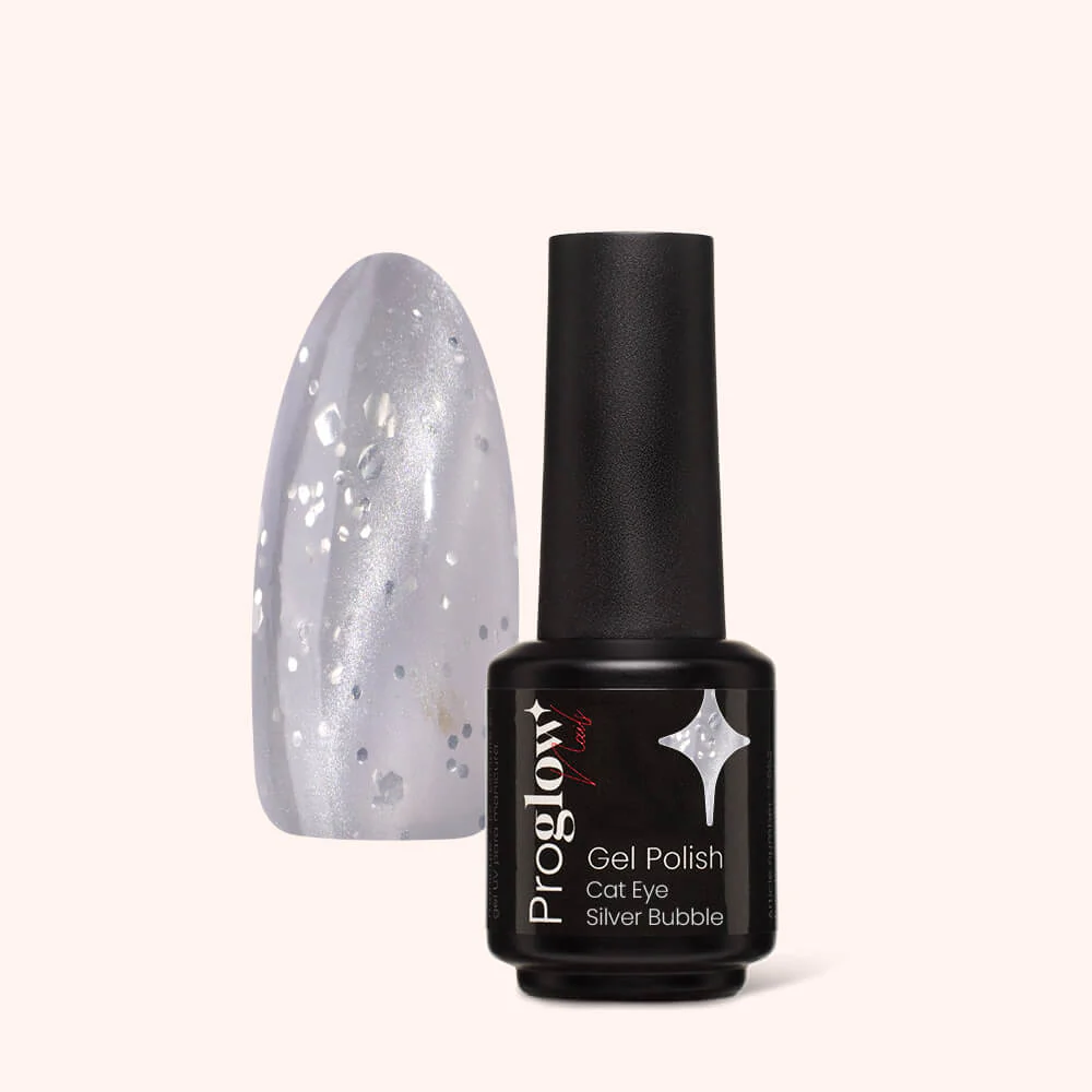 Gel Polish VSP Cat Eye Silver Bubble – Image 2