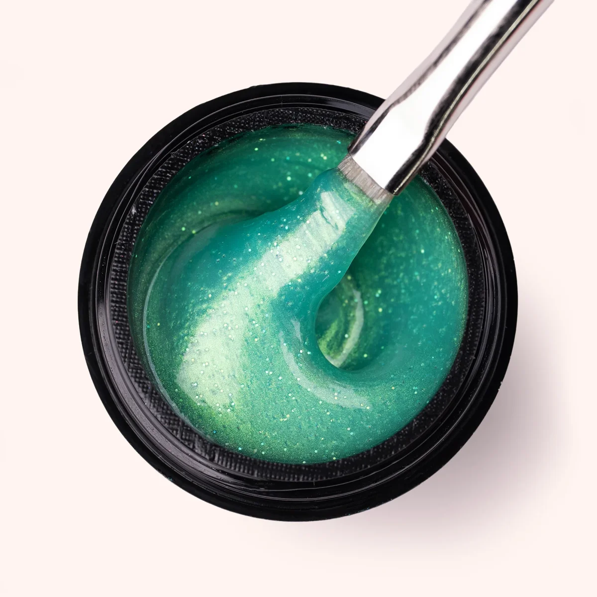 No File Builder Gel - sans Limage - Iridescent Mint – Image 3