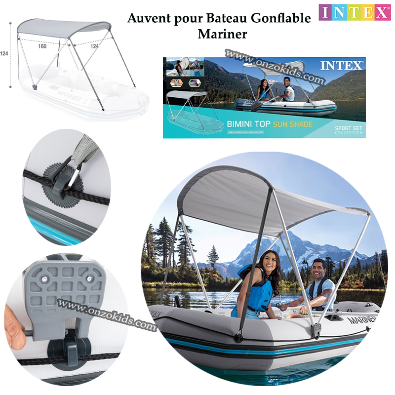 Parasol, Auvent pour Bateau Gonflable Mariner – Intex – Image 2