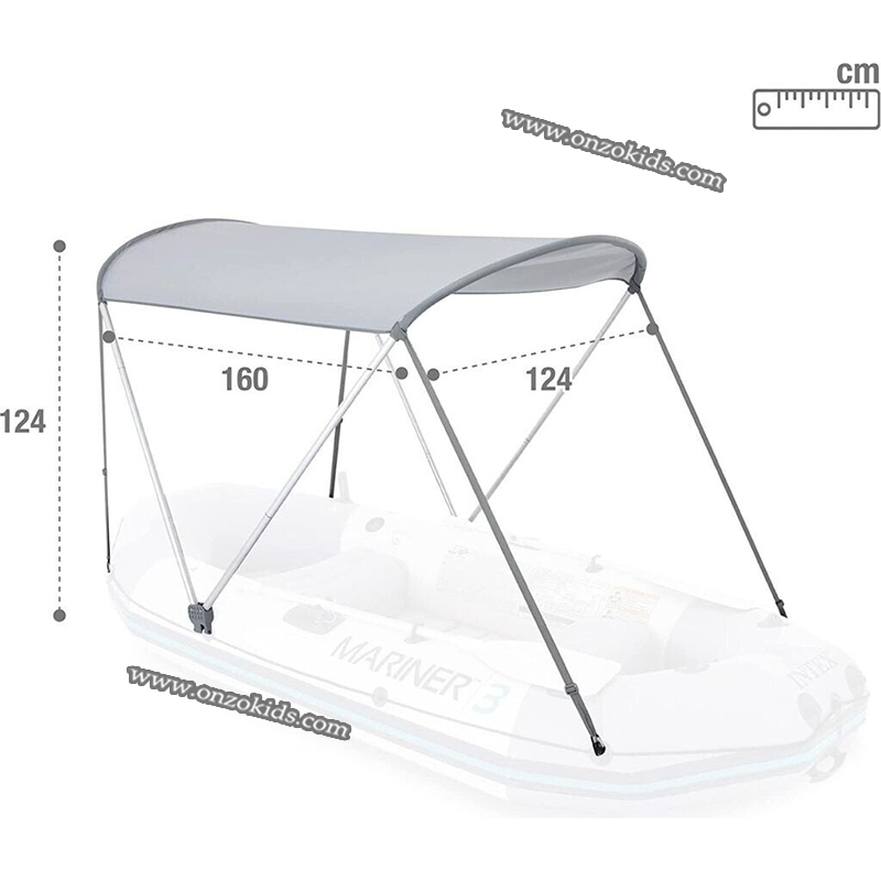 Parasol, Auvent pour Bateau Gonflable Mariner – Intex – Image 4
