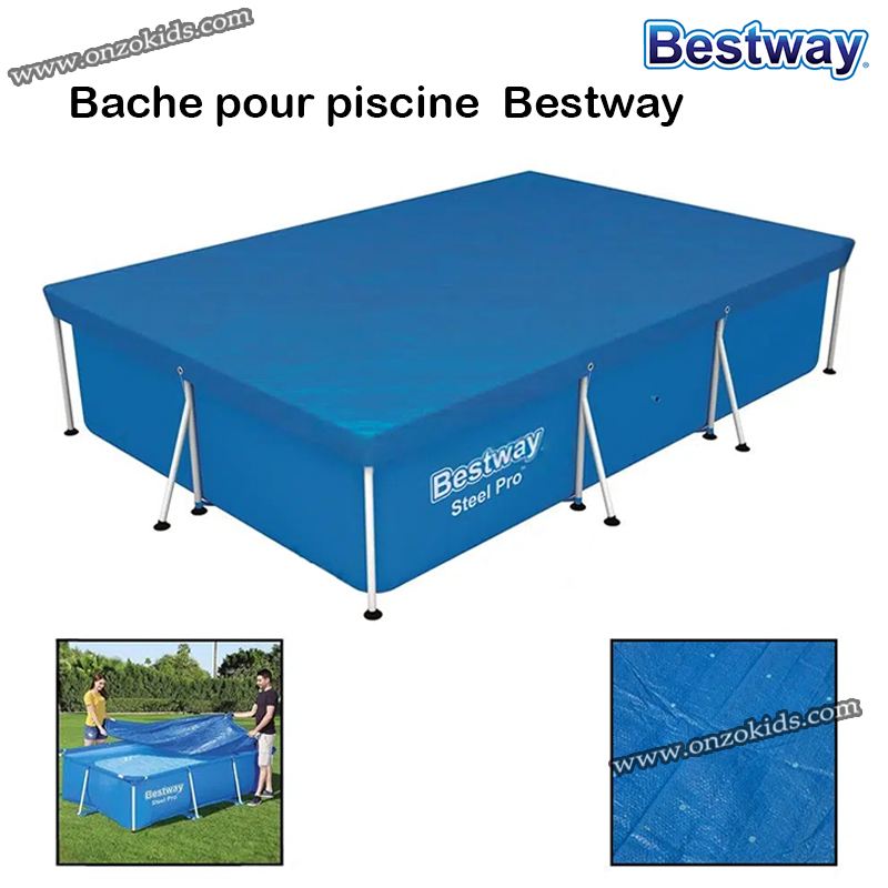 Bache pour piscine 300 x 201 x 66 cm- Bestway – Image 2