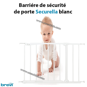 Barriére de sécurité de porte Securella blanc – Brevi