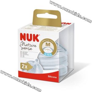 2 Tétines Nature Sense Taille (6-18M)