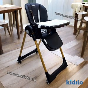 Chaise haute bébé pliable avec hauteur et siège réglable – kidilo