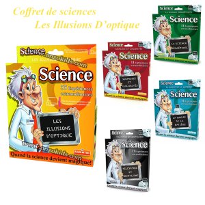 Coffret de sciences : Les Illusions D&rsquo;optique