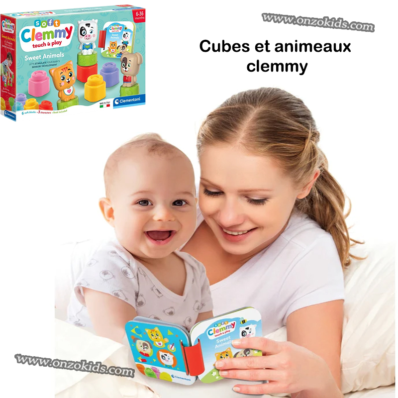 Cubes et animeaux clemmy – Clementoni