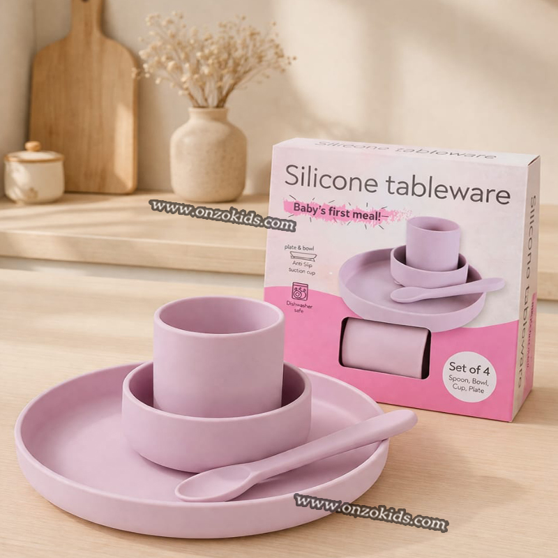 Ensemble De Vaisselle En Silicone 4 pièces – Image 2