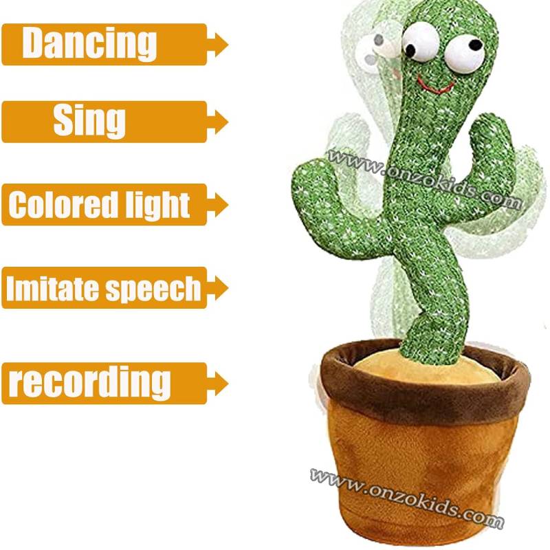 Cactus danseuse Rechargeable | لعبة الصبارة الراقصة للاطفال – Image 4