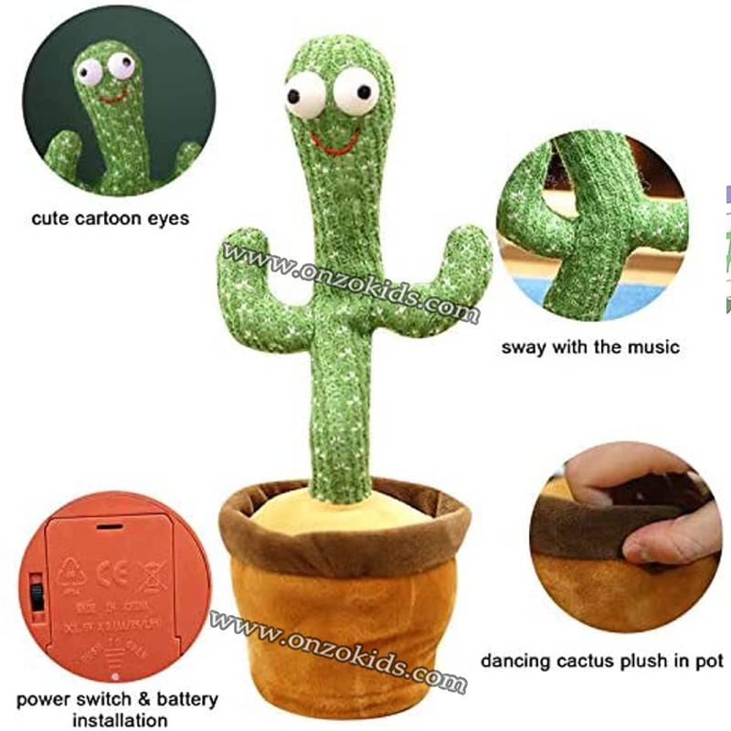 Cactus danseuse Rechargeable | لعبة الصبارة الراقصة للاطفال – Image 9
