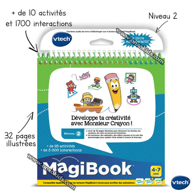 MagiBook Développe ta créativité avec M.Crayon pour enfant – VTech – Image 4