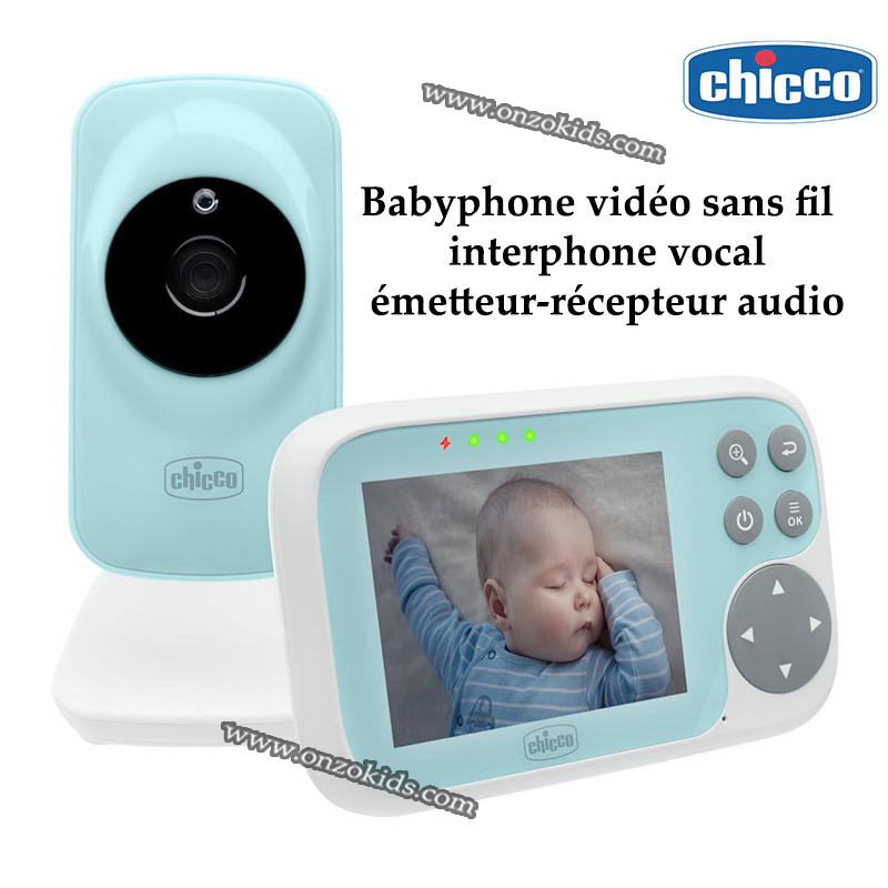 Babyphone Camera, Moniteur Audio Vidéo bébé – Chicco