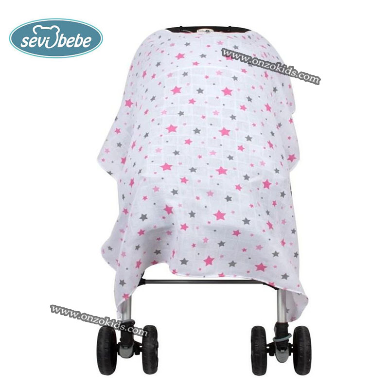 Muslin Stroller Cover – Sevibebe – Image 6