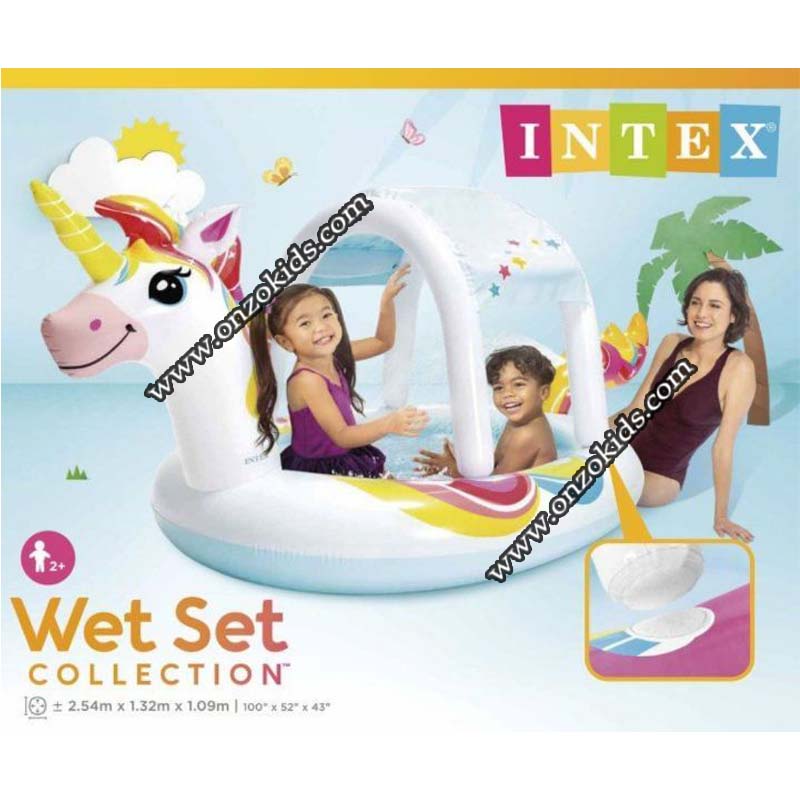 Piscine enfant licorne 254 x 132 x 109 cm | Intex – Image 4