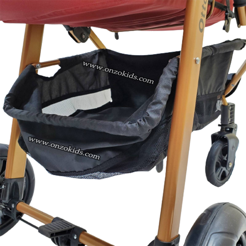 Poussette landau réversible en Daim pour bébé – Otto Plus – Image 7