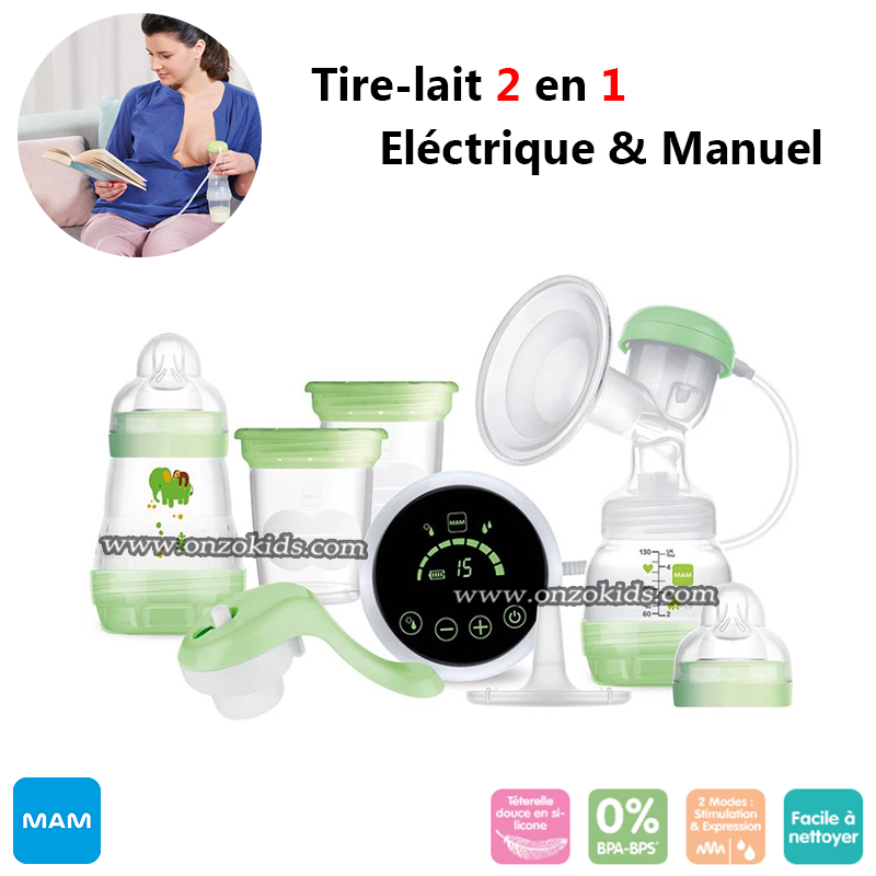Pack Tire lait Eléctrique & Manuel 2en1 – MAM – Image 2