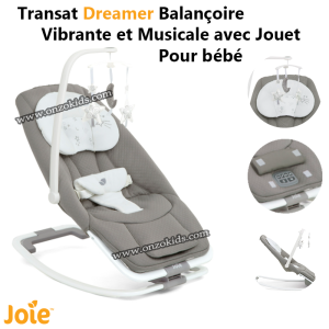 Transat Dreamer Balançoire Vibrante et Musicale avec Jouet pour bébé – Joie
