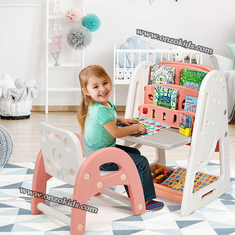 Bureau Magique avec planche à dessin 2en1 pour enfants – Image 2
