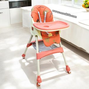 Chaise haute réglable au 02 niveaux pour bébé – Cake