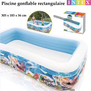 Piscine gonflable rectangulaire 305 x 183 x 56 cm – INTEX
