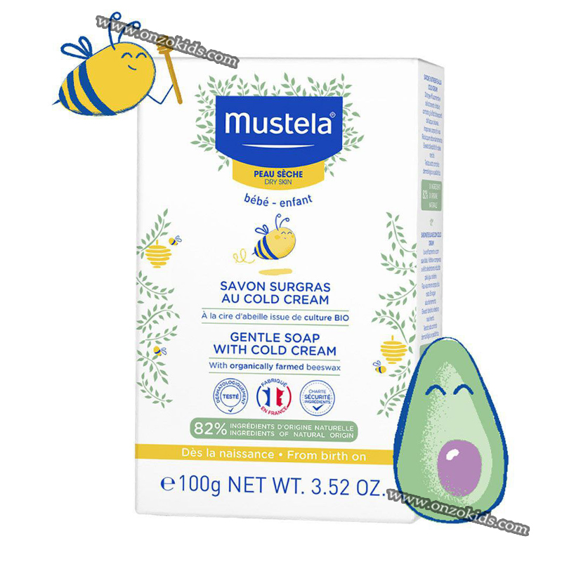 Mustela Bébé Savon Surgras au Cold Cream Nutri-Protecteur 100 g – Image 4