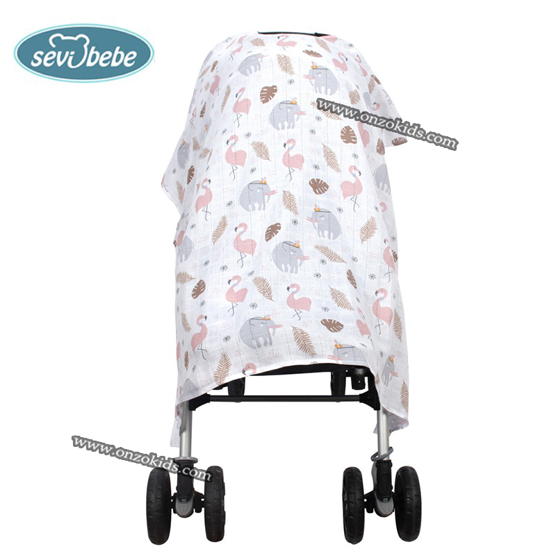 Muslin Stroller Cover – Sevibebe – Image 3