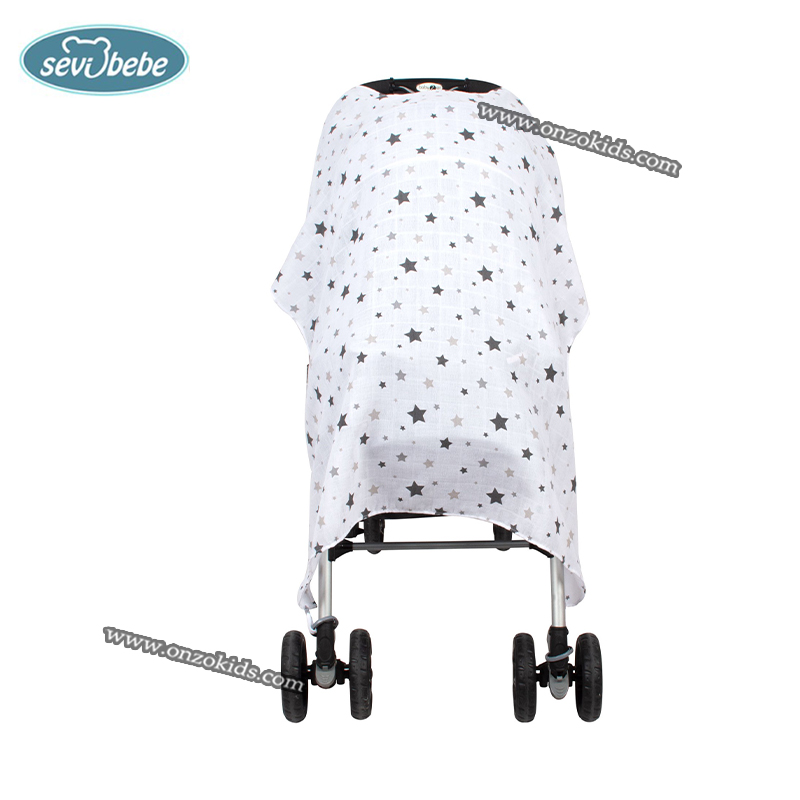 Muslin Stroller Cover – Sevibebe – Image 5