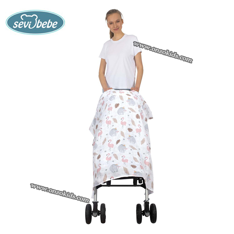 Muslin Stroller Cover – Sevibebe – Image 8