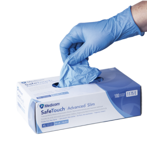 Gants de Nitrile Bleu 200 un.