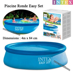 Piscine Ronde autoportée Easy Set 396 x 84 Cm – INTEX