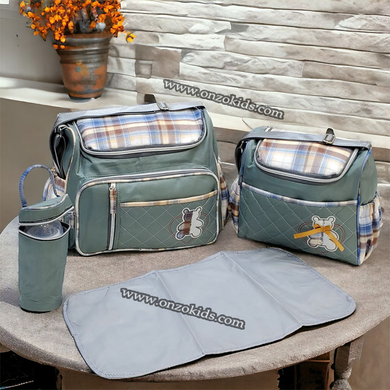 Sac à maman 4 pièces Baby king sky – Image 2