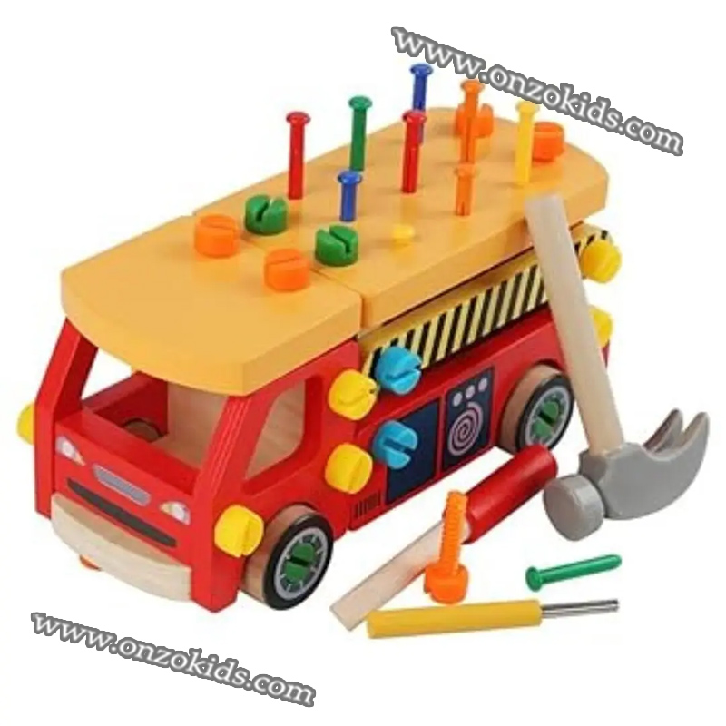 Camion éducatif en bois – Image 2