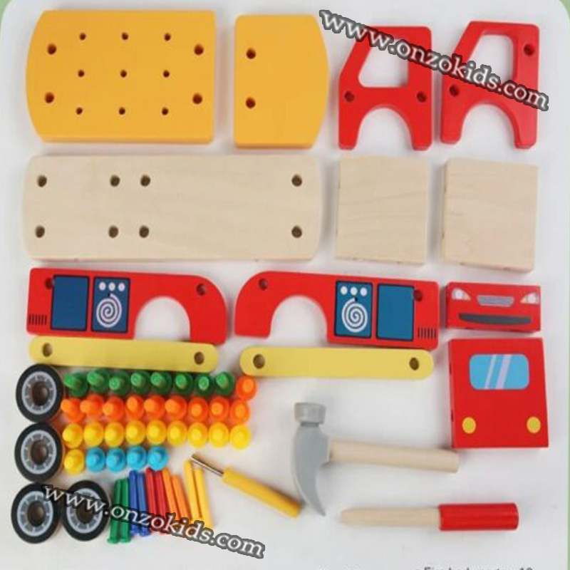 Camion éducatif en bois – Image 5